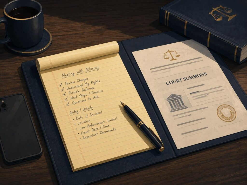 Preparing for your first meeting with a criminal defense attorney in New Jersey